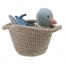 Duck (blue) - Wilberry Pets in Baskets
